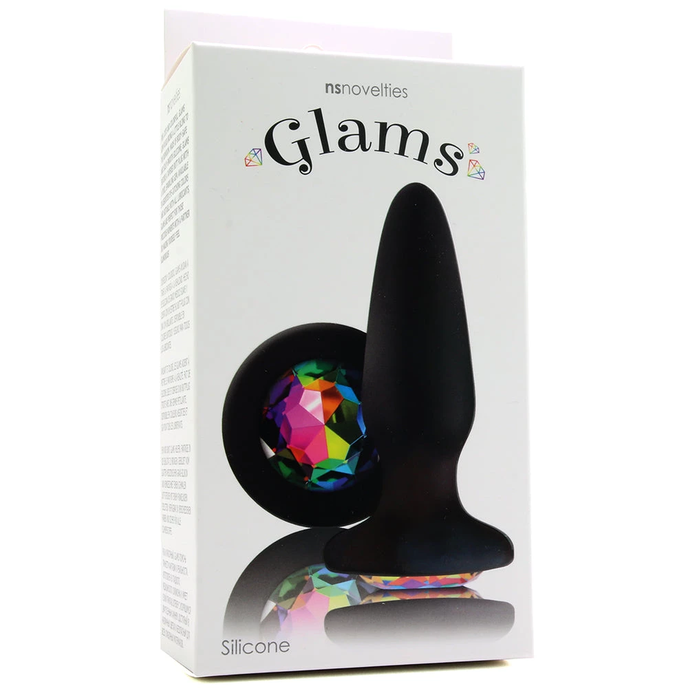 Ns Novelties Glams Rainbow Gem Silicone Butt Plug 6 Ns Novelties Glams Rainbow Gem Silicone Butt Plug - Image 6