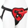 Electric Eel Red Heart Strap-On Set With 5 Inch Dildo