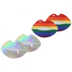 X-Gen Pride And Holographic Lips Nipple Pasties
