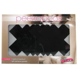 X-Gen Peekaboos Classic Black X Pasties -Sex Toy Kits and Collections store media 52519f47 c423 4e22 9203 4dc976509210 800x@2x