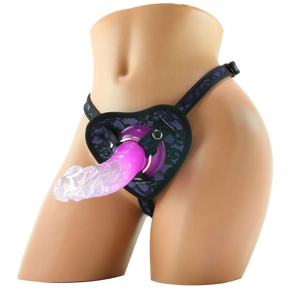 PinkCherry.ca Heart-Throb Deluxe Harness Kit & Curved Dildo 5 PinkCherry.ca Heart-Throb Deluxe Harness Kit & Curved Dildo - Image 5