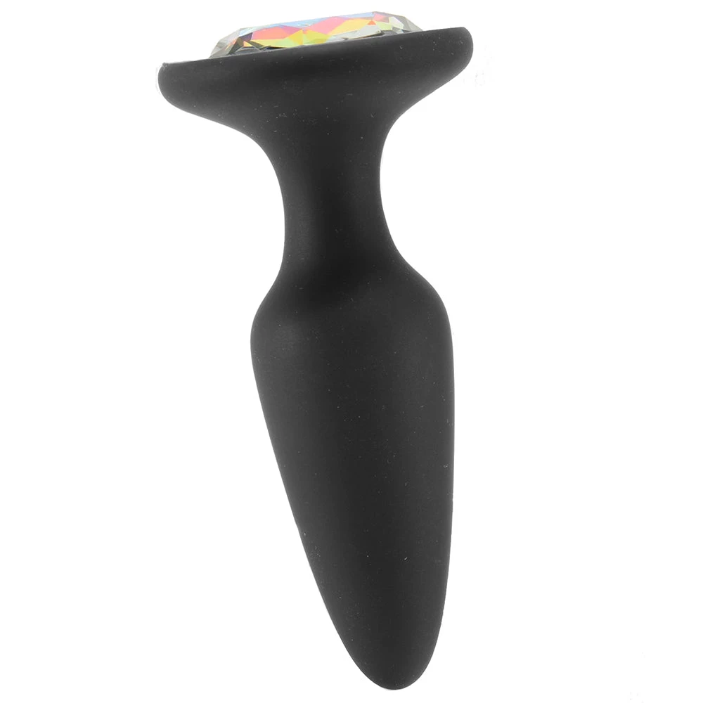 Ns Novelties Glams Rainbow Gem Silicone Butt Plug 2 Ns Novelties Glams Rainbow Gem Silicone Butt Plug - Image 2