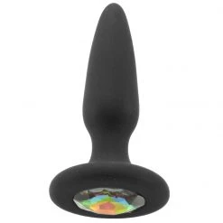 Ns Novelties Glams Mini Rainbow Gem Silicone Butt Plug