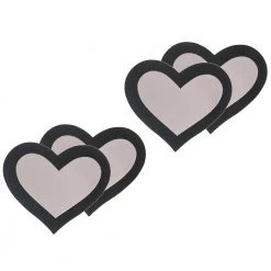 X-Gen Glow In The Dark Hearts Nipple Pasties