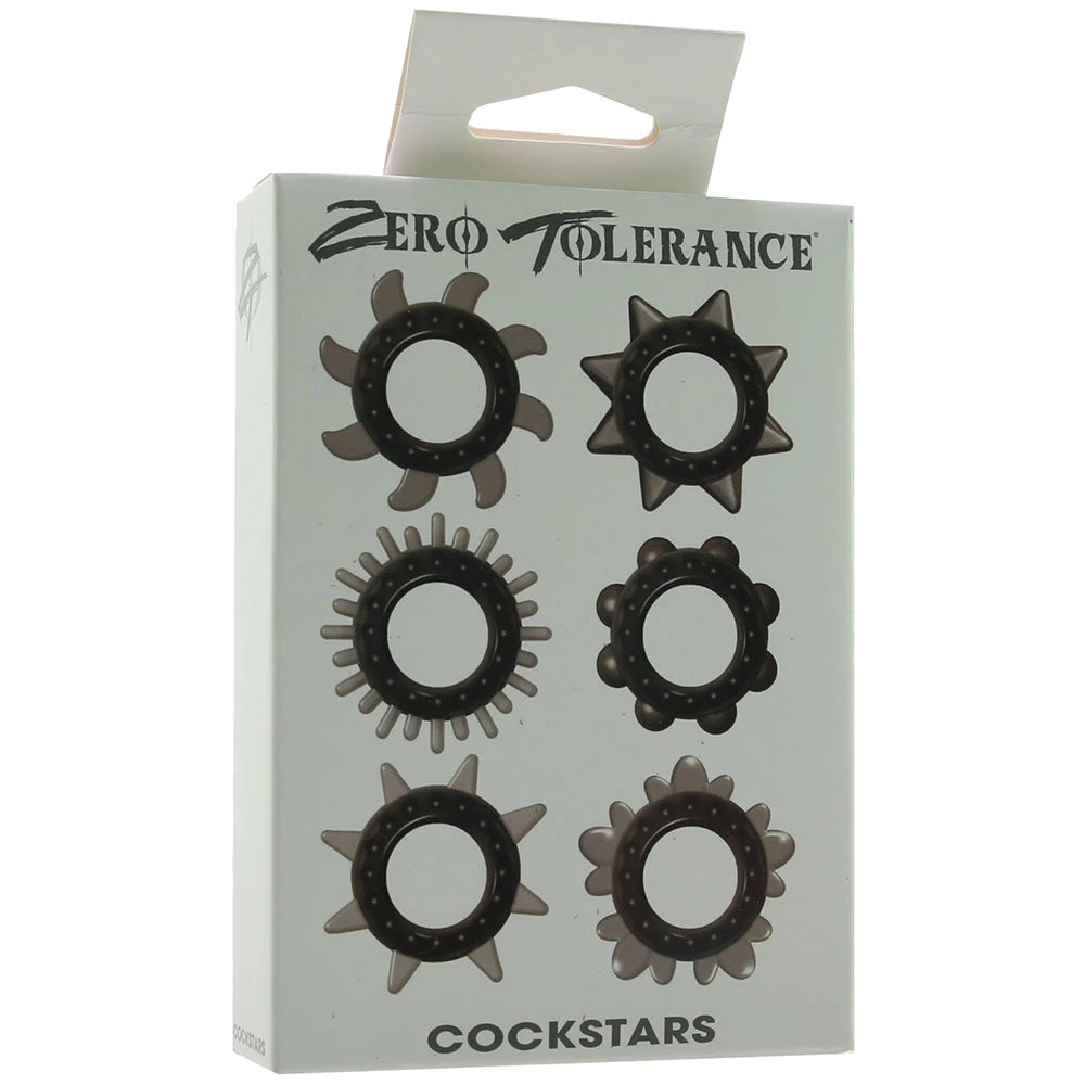 Evolved Novelties Zero Tolerance Cockstars Cock Ring 6 Pc Set 6 Evolved Novelties Zero Tolerance Cockstars Cock Ring 6 Pc Set - Image 6