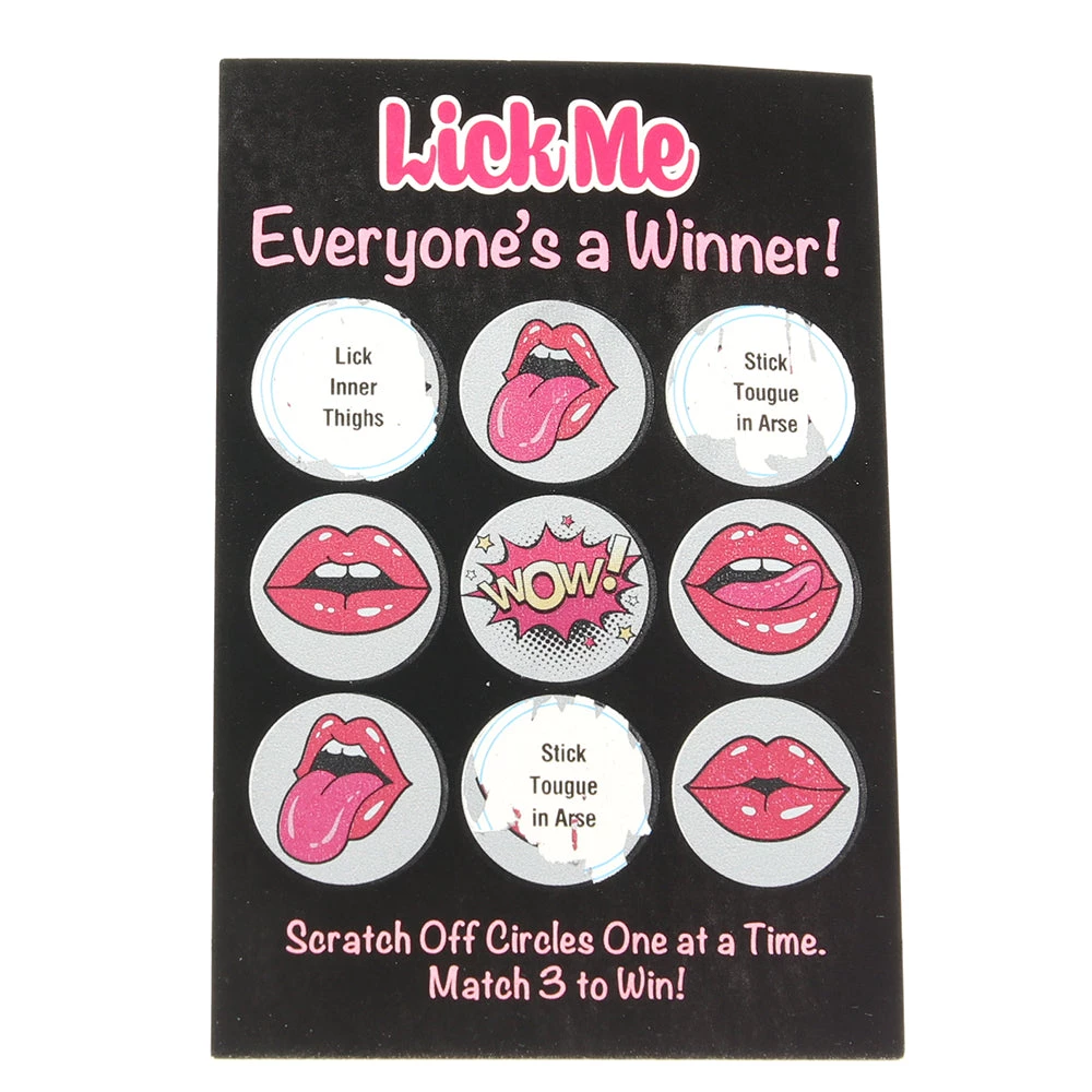 Little Genie Lick Me Lotto Scratch Card 2 Little Genie Lick Me Lotto Scratch Card - Image 2