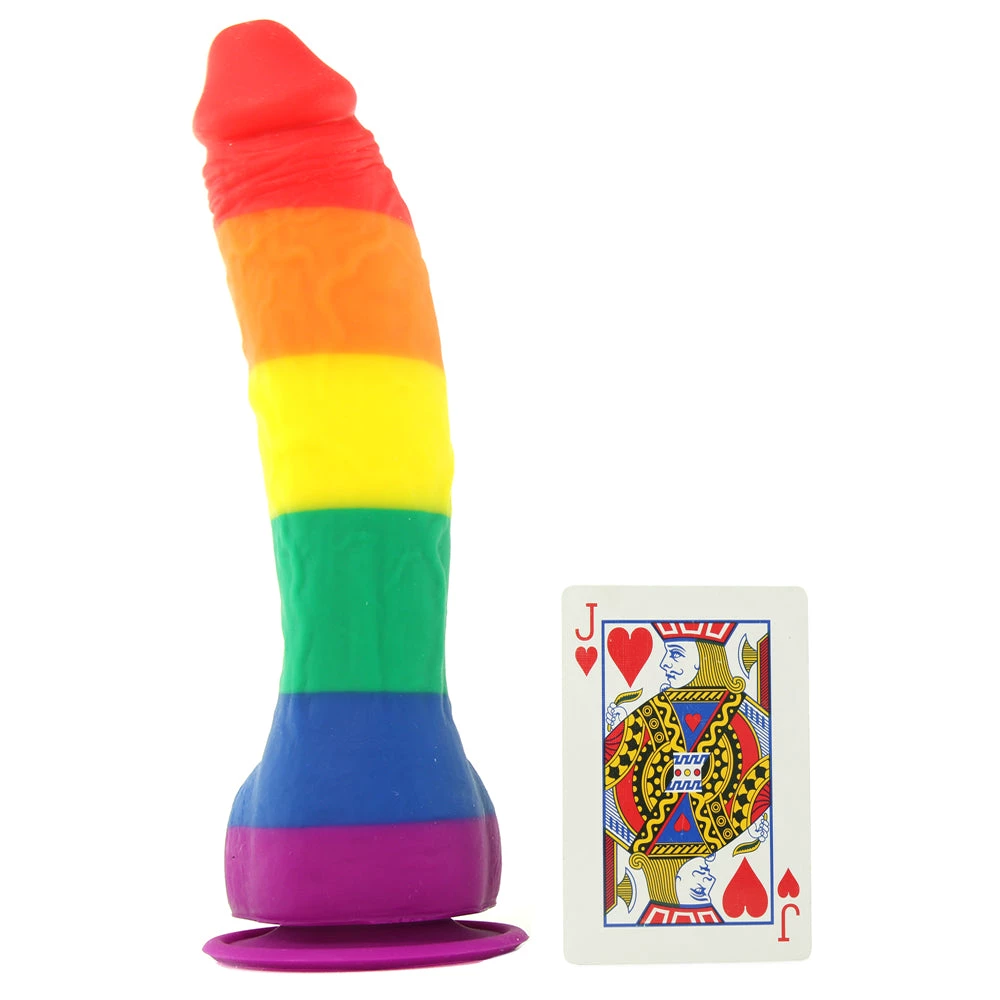 Ns Novelties Colours Pride Edition 8 Inch Silicone Dildo 4 Ns Novelties Colours Pride Edition 8 Inch Silicone Dildo - Image 4