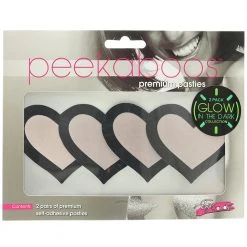 X-Gen Glow In The Dark Hearts Nipple Pasties -Sex Toy Kits and Collections store media 98df4c78 7f83 490d bc9a f263dd12b99f 800x@2x