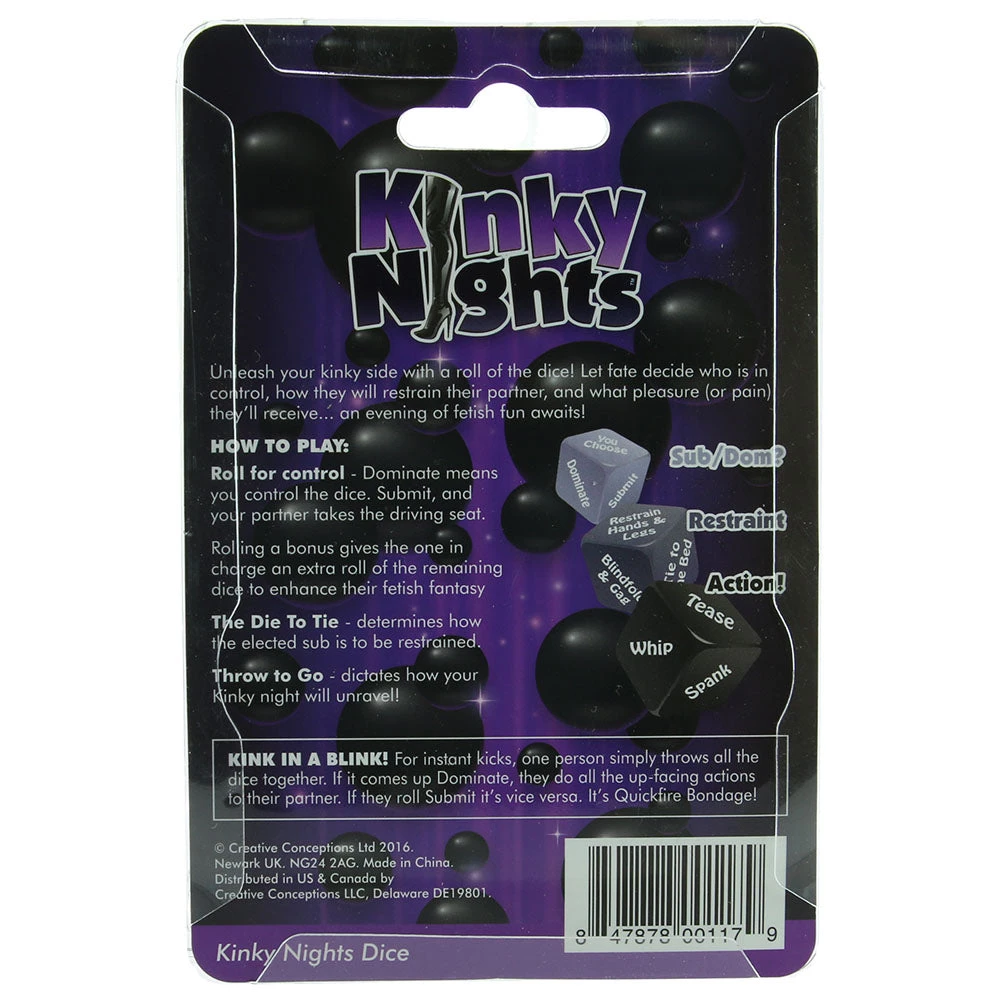 Creative Conceptions Kinky Nights Bondage Dare Dice 5 Creative Conceptions Kinky Nights Bondage Dare Dice - Image 5