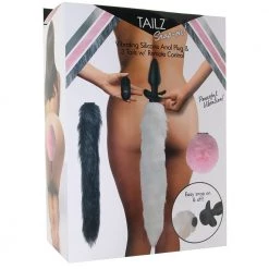XR Brands Tailz Snap-On Anal Vibe And 3 Interchangeable Tails Set -Sex Toy Kits and Collections store media b7219279 5dce 4597 8ac6 15131028dc22 800x@2x