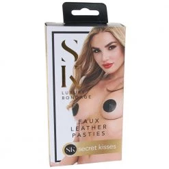 X-Gen Secret Kisses Faux Leather Pasties -Sex Toy Kits and Collections store media ca987226 7210 449b ae46 3c13af086649 800x@2x