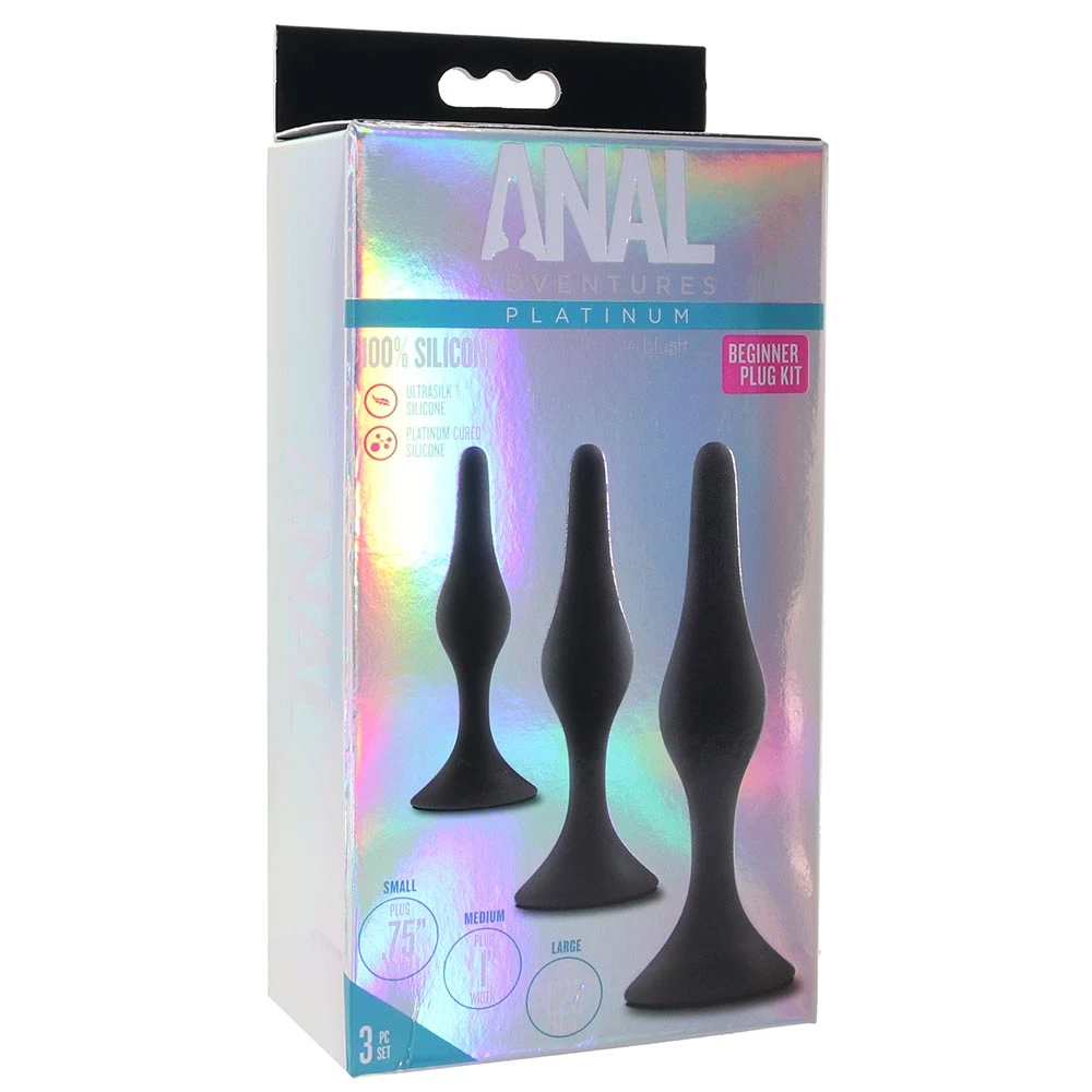 Blush Anal Adventures Platinum Beginner Plug Kit 6 Blush Anal Adventures Platinum Beginner Plug Kit - Image 6