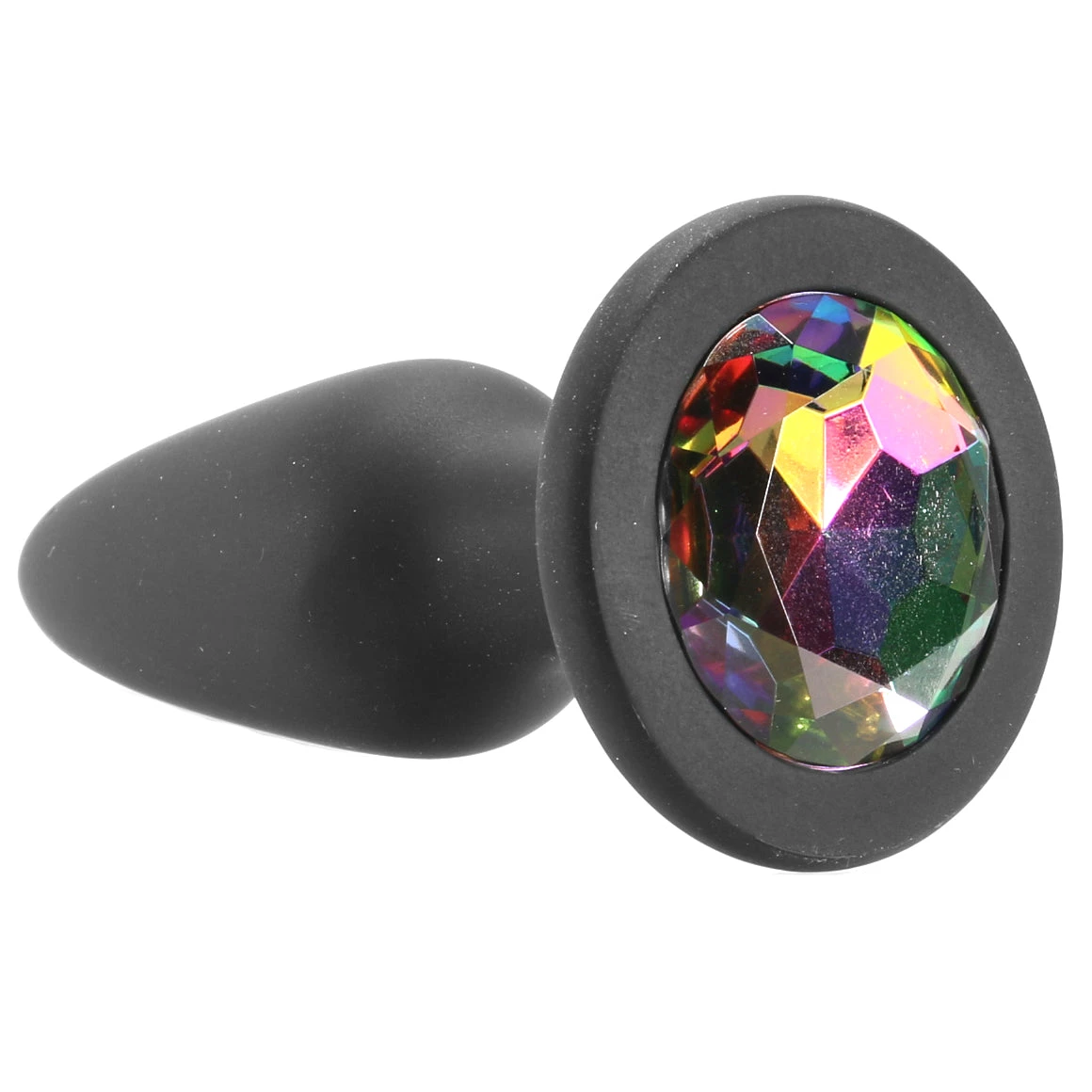 Ns Novelties Glams Rainbow Gem Silicone Butt Plug 5 Ns Novelties Glams Rainbow Gem Silicone Butt Plug - Image 5