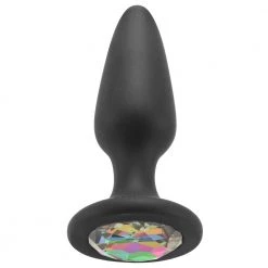 Ns Novelties Glams Rainbow Gem Silicone Butt Plug