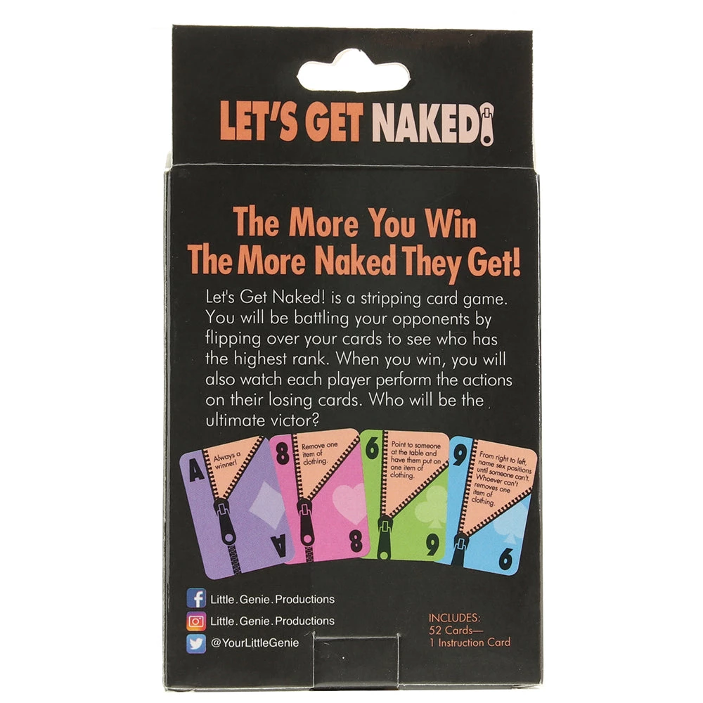 Little Genie Let's Get Naked Card Game 3 Little Genie Let's Get Naked Card Game - Image 3